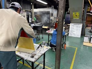 噴霧塗装実務試験中2